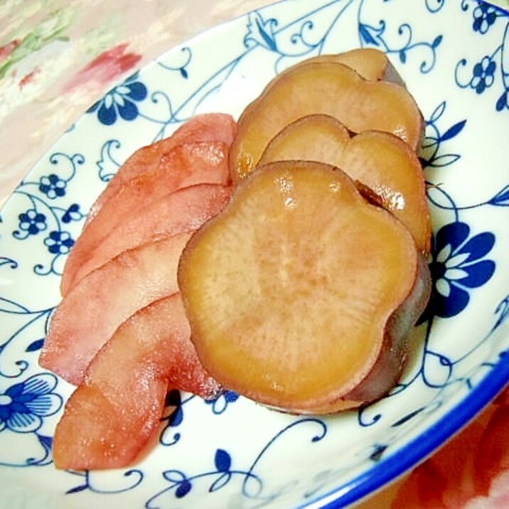 ローズヒップｄｅ❤薩摩芋と林檎の甘ずっぱ煮❤